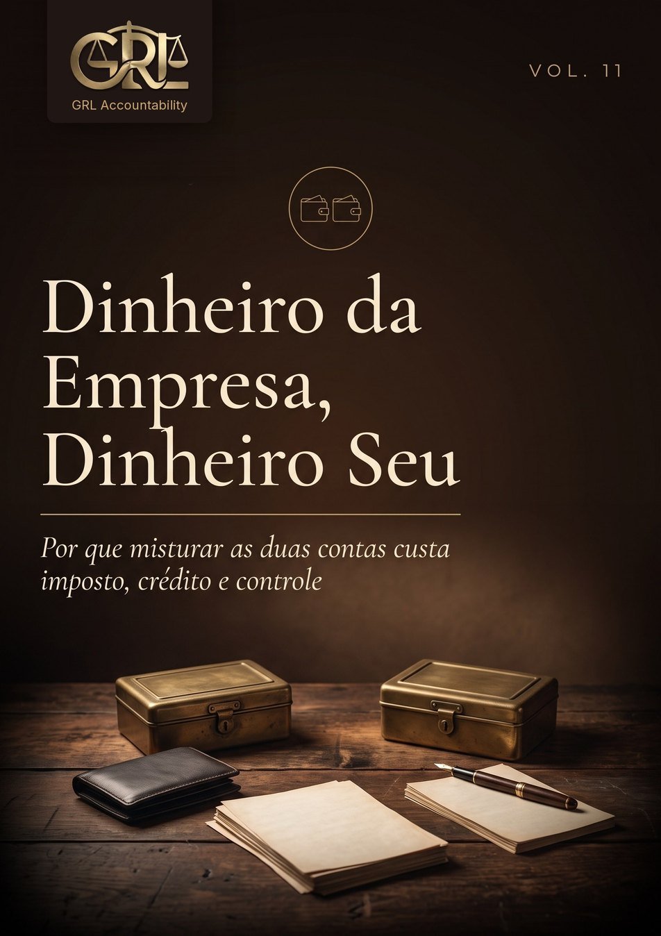 Capa do ebook Dinheiro da Empresa, Dinheiro Seu