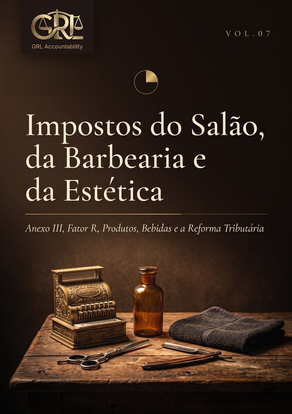 Capa do ebook Impostos do Salão, da Barbearia e da Estética